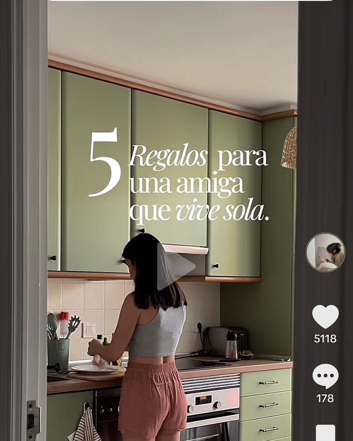 Post "5 regalos para una amiga que vive sola" — 5118 likes, 178 comentarios, 598 guardados